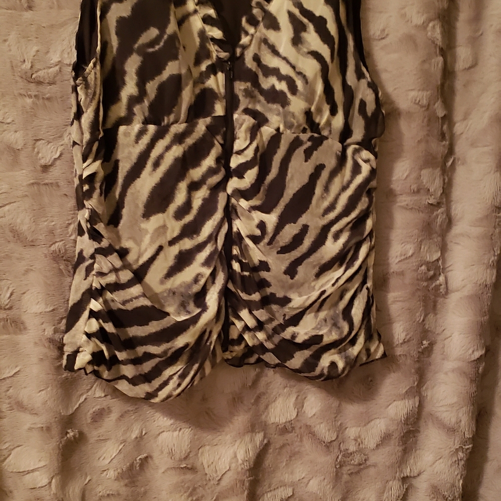 Adiva zebra blouse